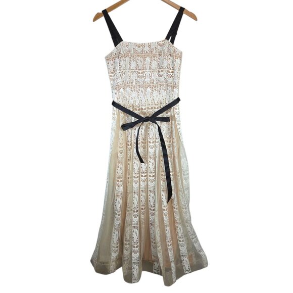 Anthropologie x Mare Mare Lace Corset Midi Dress - Picture 5 of 16